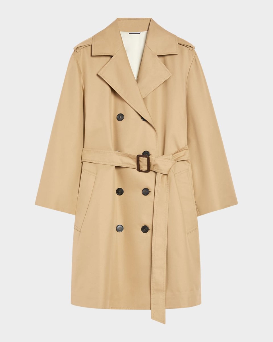 Elodia Double-Breasted Trench Coat